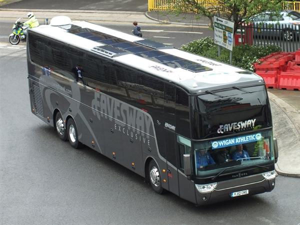 wigan athletic coach travel