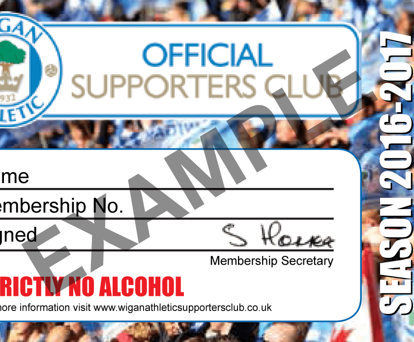 2021-22 Supporters Club Membership details