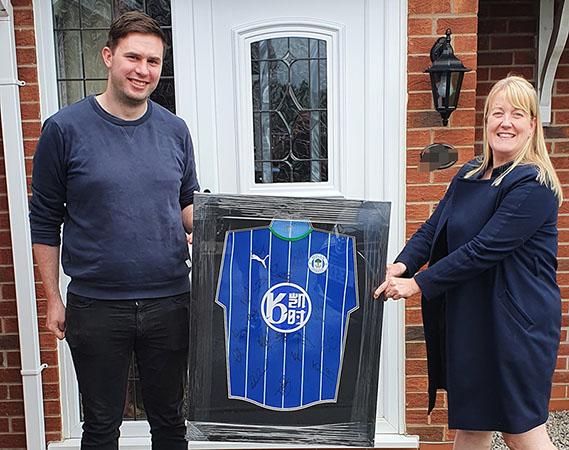 Framed shirt winner 1