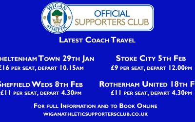 Cheltenham, Stoke, Sheff W & Rotherham Coaches on sale now
