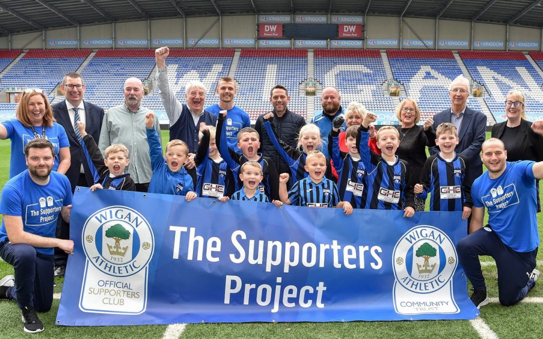 Local Pupils thank Wigan Athletic Supporters Project for Matchday Media Experience
