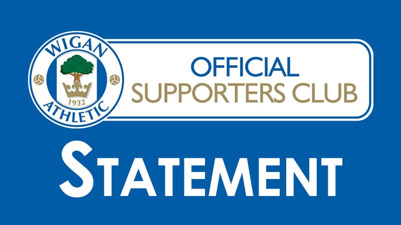 Official Supporters Club Statement March 24th 2023